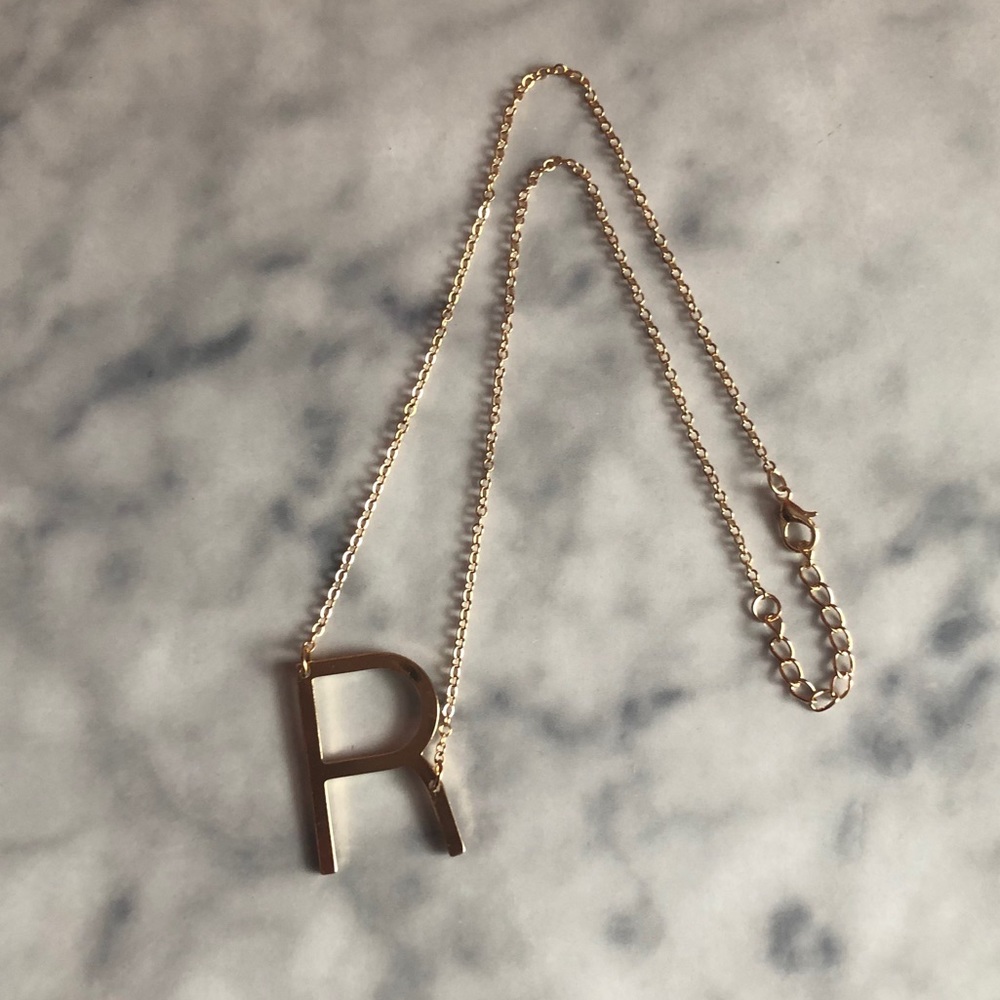 “R” Inital Pendant